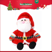 La fábrica al por mayor 2016 nuevos ornamentos de la Navidad del regalo Papá Noel rellenó el juguete
